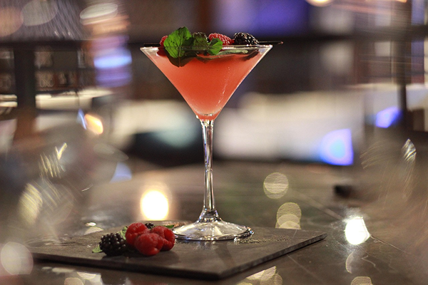 Signature cocktail presentation with exclusive drinks by master mixologists
